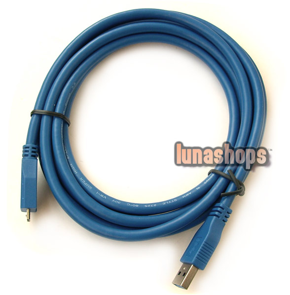 10FT 3M Standard USB 3.0 Male Type A to Micro-B Plug Super-Speed Cable Adapter
