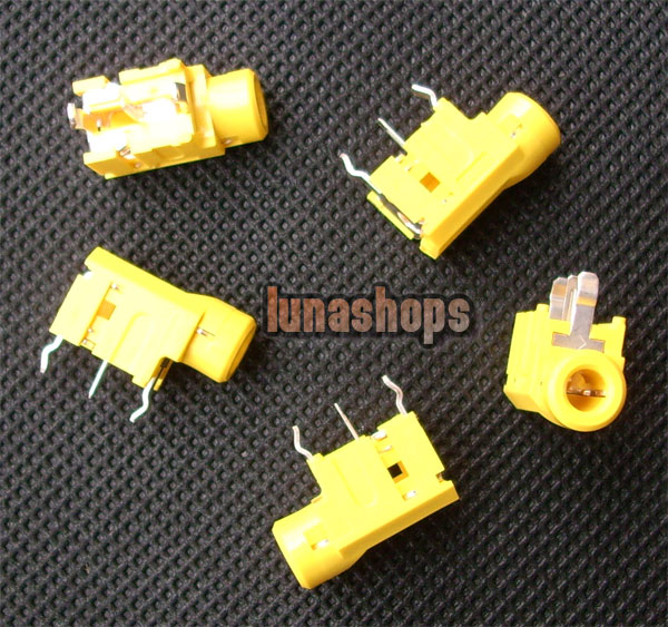 1.65cm SMK LGY3309-0140F Series Stereo 3.5mm Female Port For DIY Repair adapter