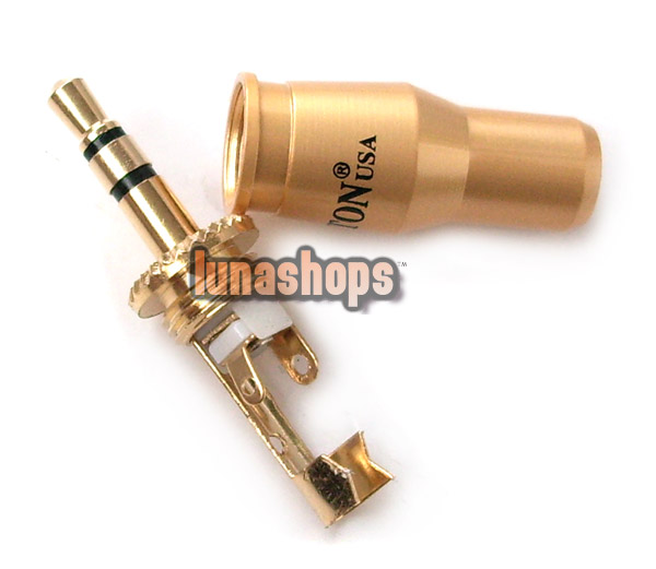 LITON φ3.5 3.5mm Male Plug Gold Plated solder type Adapter GD-888 For DIY