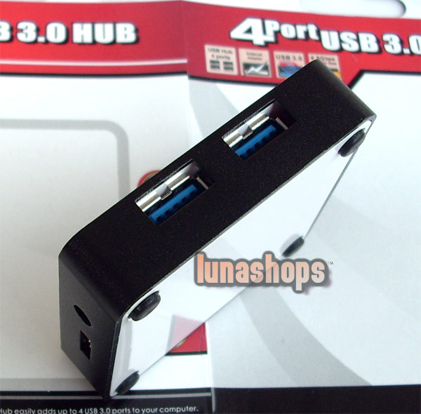4 Port USB 3.0 Super Speed 5 Gbps HUB Power + USB Cable For PC Scanners Camera 