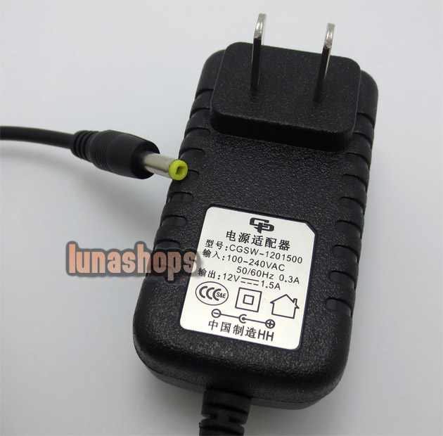 12V 1.5a AC Homw Wall Power Adapter Charger 4.0mm DC Cord for Digital Photo Frame 