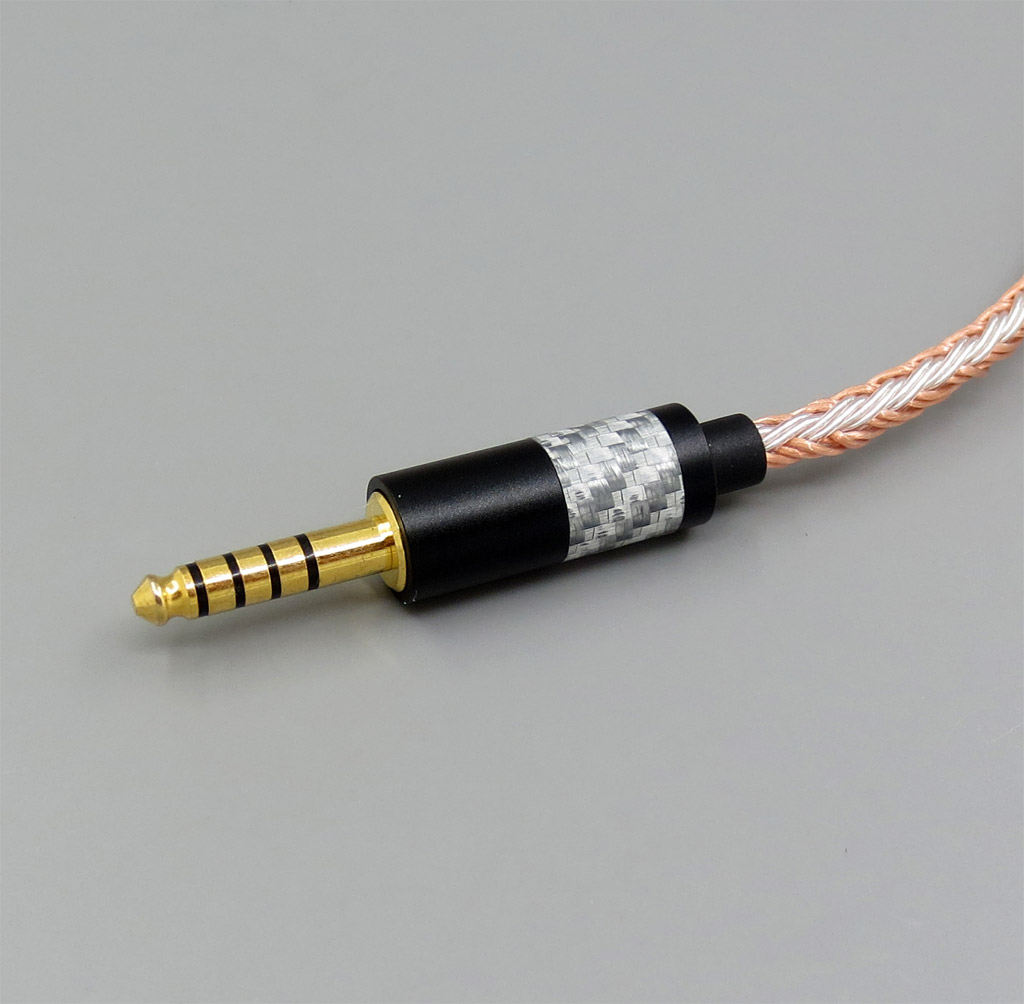 4.4mm Balanced 16 Cores OCC Silver Mixed Headphone Cable For Etymotic ER4 XR SR ER4SR ER4XR