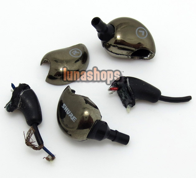 Repair Parts-Housing Shell Crust For Shure SE530 Noise Sound Isolating Earphone USED