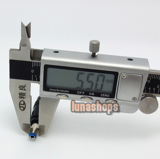 DC 5.5mm x 2.5mm Male To 5.5mm*2.1mm Power Charger Adapter Cable For Lenovo Asus Benq 