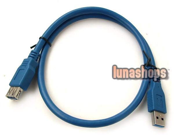 60CM USB 3.0 Male to Female Extension Cord Cable 4.8Gbps