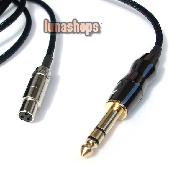 6.5mm DIY Headphone Silver Cable For AKG K271 K240 K272 K242 K702