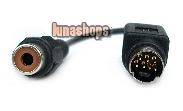 7 Pin S-VIDEO Male To AV /TV / RCA Female Cable Adapter