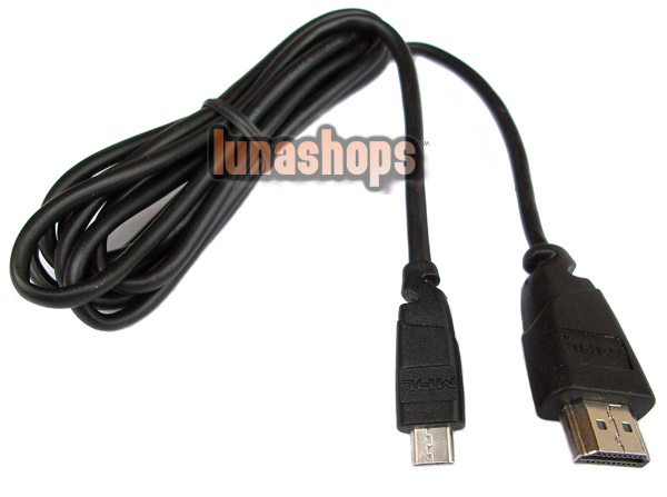 MHL Micro USB Male to HDMI Male Adapter Cable For HTC Flyer Galaxy S2 i9000