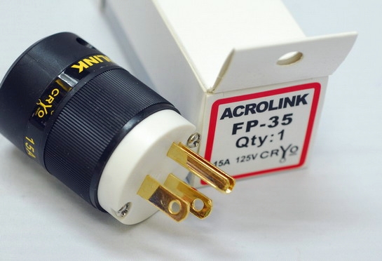 Acrolink refrigeration Series FP-35 Speaker Cable Power Plug Adapter Male