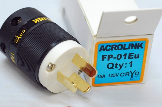 Acrolink refrigeration Series FP-35 Speaker Cable Power Plug Adapter Male