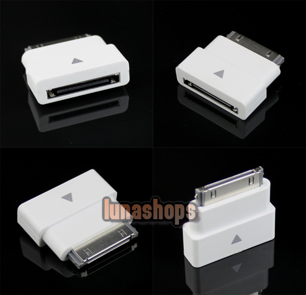 Male to Female Extension Dock Extender 30 pin Adapter for iPod iPhone 4S iPad2