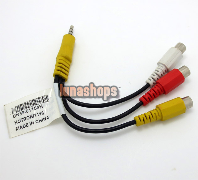 RCA Composite A/V Cord Adapter Cable For Samsung BN39-01154H for HD Television