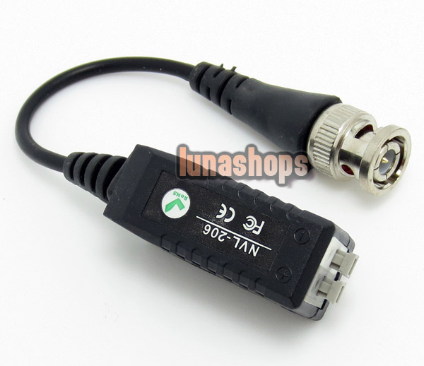 1 pair Camera CCTV BNC CAT5 Video Balun Transceiver Cable adapter
