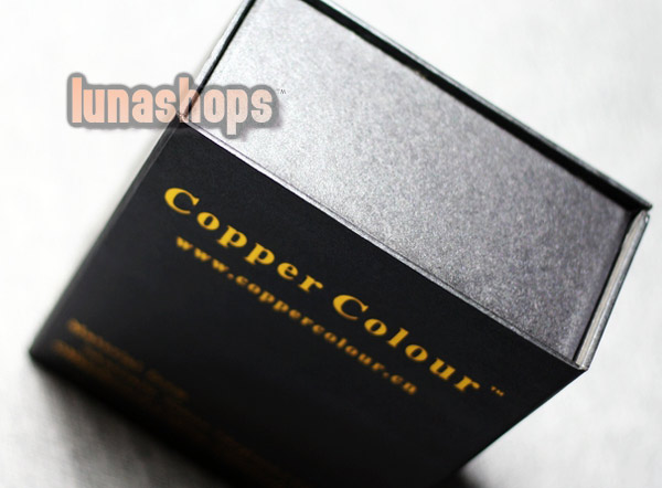 Copper Colour CC B4-B4 Power Socket Strip Black 250V/15A