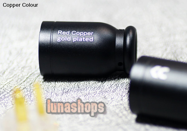 Copper Colour CC US red copper+gold plated -126 Degree Freeze Power Plug kits