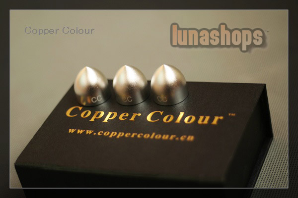 Copper Colour CC S1 Speaker Nail 3pcs/set 24mm*25mm For DVD Player AMP