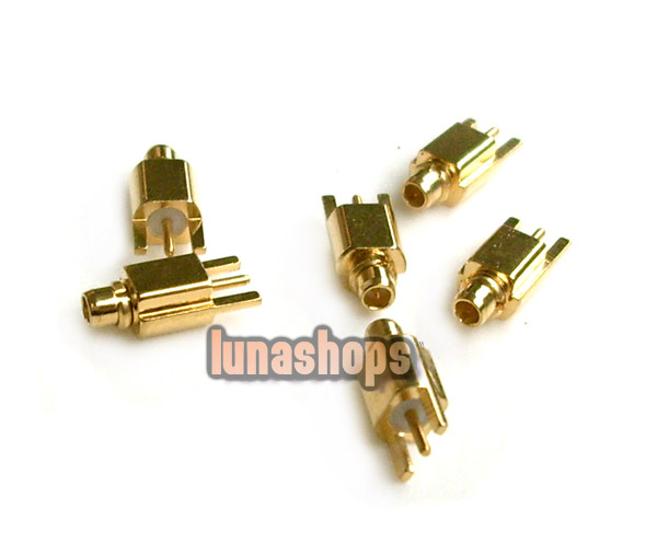 For Shure SE535 SE425 SE315 SE215 Earphone Upgrade Cable Male Plug Pins Without Slot