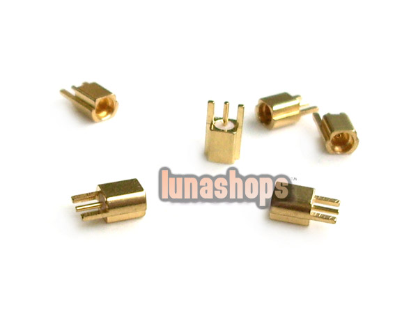 For Shure SE535 SE425 SE315 SE215 Earphone Upgrade Cable Female Plug Pins Without Slot