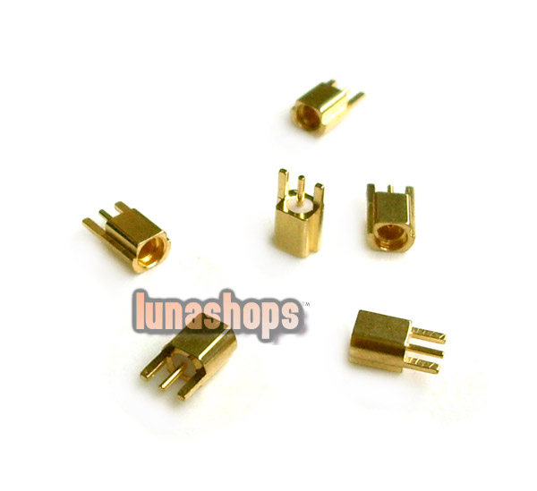 For Shure SE535 SE425 SE315 SE215 Earphone Upgrade Cable Female Plug Pins Without Slot