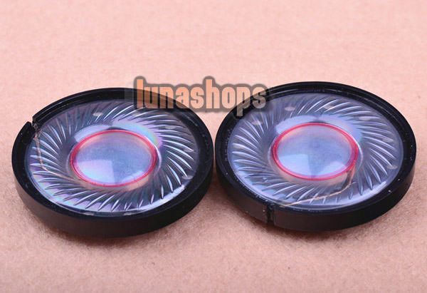 1 Pair Dia 40mm Repair Parts Speaker Unit For Earphone headset Headphone