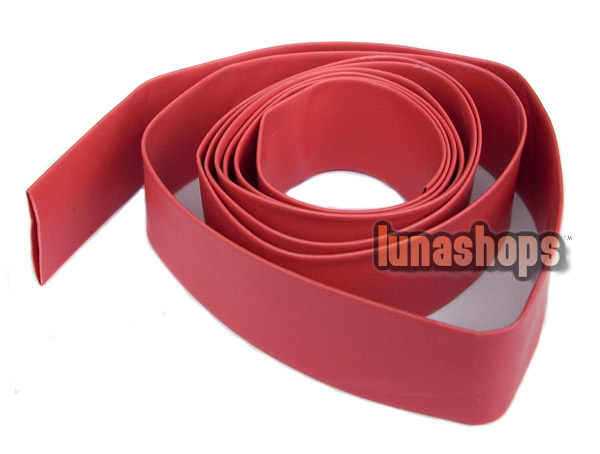 100cm Diameter 13mm Heat Shrink Tubing Tube Sleeve Sleeving For DIY earphone cable Red