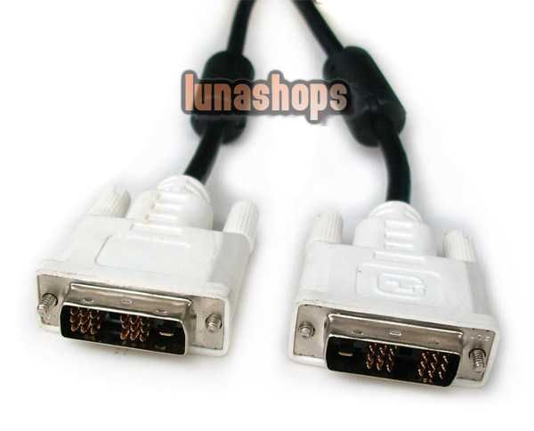 200cm DVI-D Male To DVI-D Male 24+1 Cable Adapter For HDTV DVD