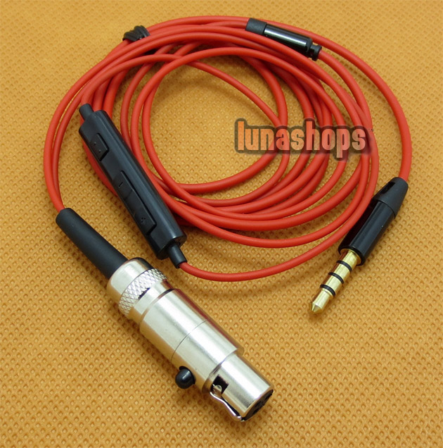 1.2m Handmade Cable + Remote For AKG K271s K141s K171s K240s earphone Headphone Iphone/Samsung