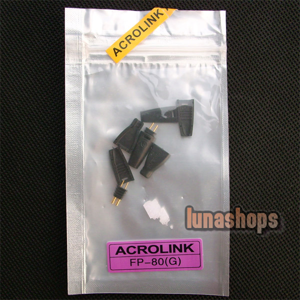 Acrolink FP-80(G) Update parts for Sennhneiser IE8 IE7 IE80 Earphone Pins 
