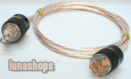 Custom Handmade Acrolink Silver Plated Power cable For Tube amplifier CD Player AK-bs471