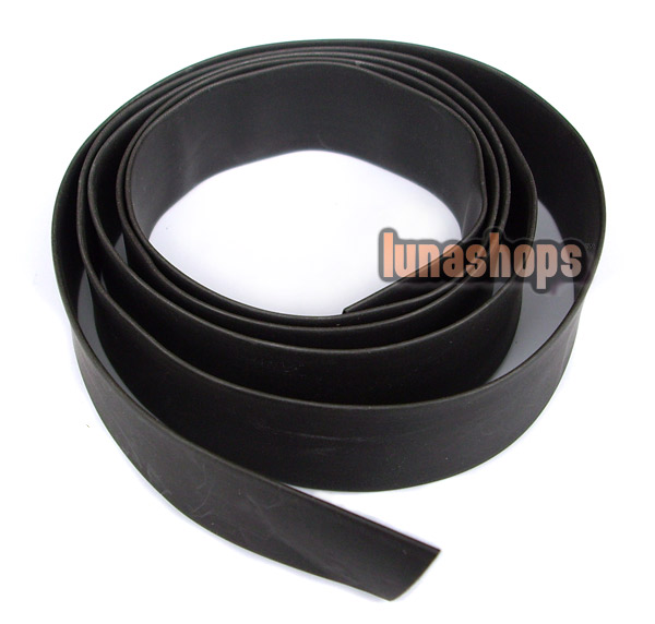 100cm Diameter 13mm Heat Shrink Tubing Tube Sleeve Sleeving For DIY earphone cable black