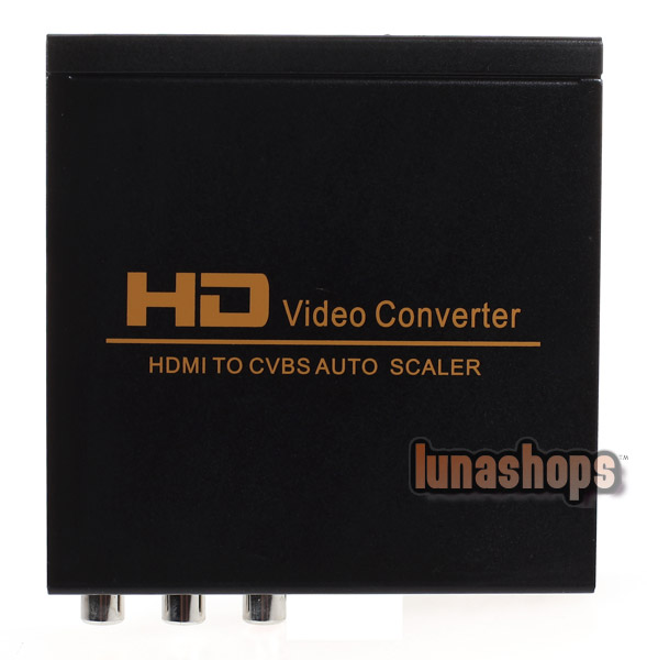 Playvision HDV-10 HDMI TO AV PAL NTSC CVBS Video Audio Convertor Adapter Box