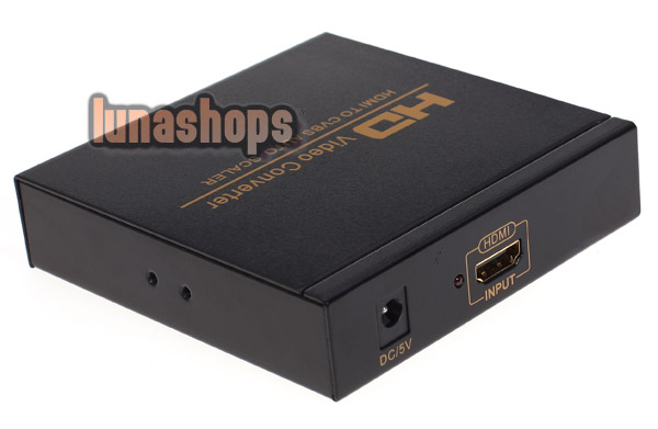 Playvision HDV-10 HDMI TO AV PAL NTSC CVBS Video Audio Convertor Adapter Box