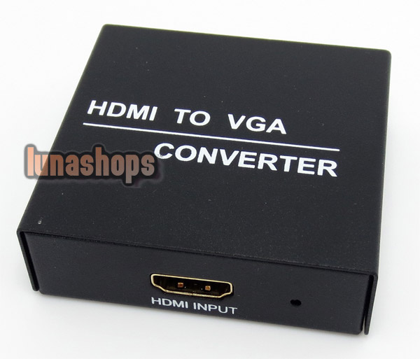 HDMI to VGA Video Audio Converter box (Chip inside)+3.5mm line out