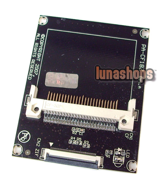 1.8"CF To ZIF HDD Card Adapter For iPod Video CE 4C