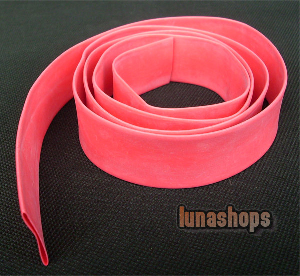100cm Diameter 16mm Heat Shrink Tubing Tube Sleeve Sleeving For DIY earphone cable Red