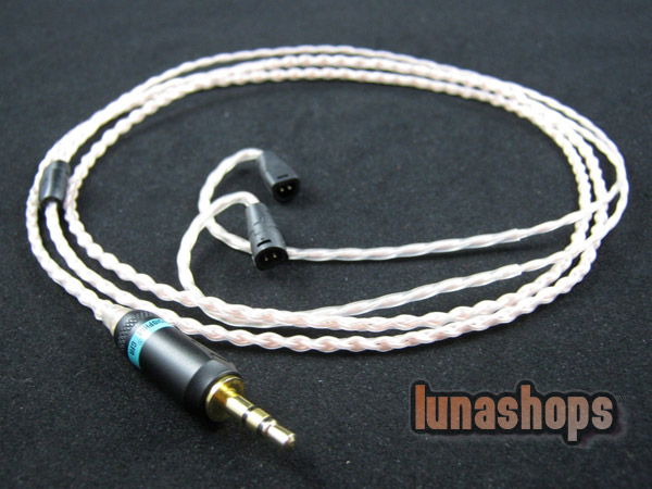 Handmade DIY 5N OCC Copper Upadater Earphone Cable For Sennheiser IE8 1.2m