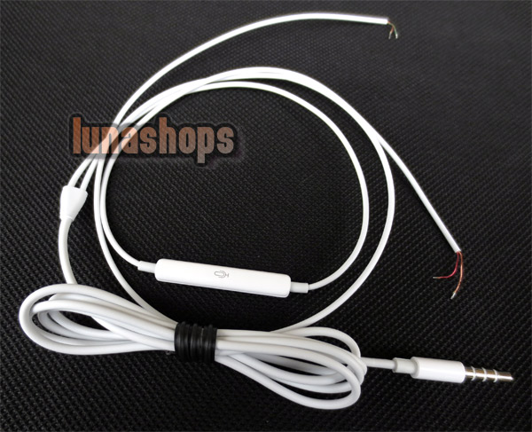 Repair updated Cable for Iphone 5 iphone 4 4s Diy earphone Headset with mic etc.