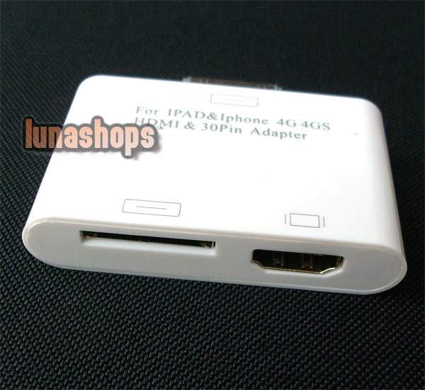 iPad to HDMI Cable Adapter for iPad 2 iphone 4G iPod Touch + Ipad Female Port 