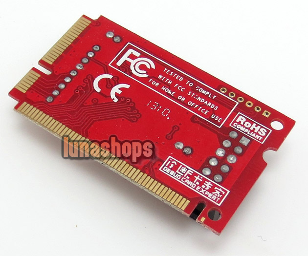 ST8679 laptop Mini PCI-E+desktop PC PCI diagnostic test tester debug card+LPC