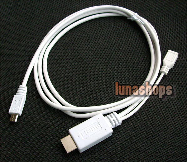 Samsung Galaxy S3 i9300 MHL Micro USB HDMI Male cable