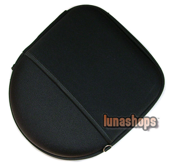 Headphone Headset Earphone Carrying Pouch Hard Bag Case With Pocket
