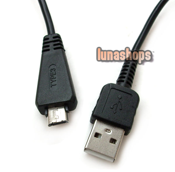 USB Data Cable For Sony VMC-MD3 DSC-W350 DSC-TX5 W380 T10 T70 T100