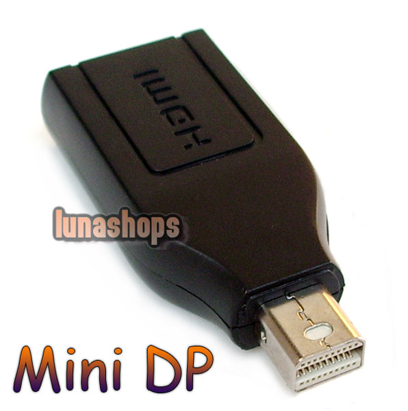 Mini DP Display Port Male to HDMI Female Adapter For MacBook Pro Air Cable 