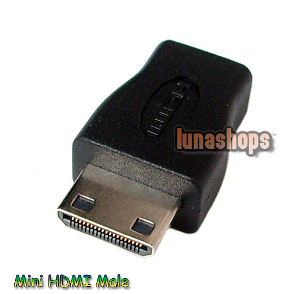 Mini HDMI Male To Micro HDMI Female Adapter Converter For Mobile Or Phone Cable