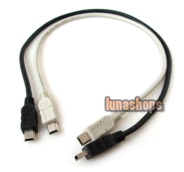 Mini USB B 5pin 5 pin T male to male M/M USB cable cord 