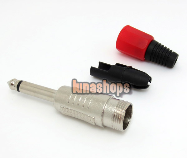 1pcs MPS Zepplin MO 6.5mm Mono DIY Soldering adapter Dia:8mm