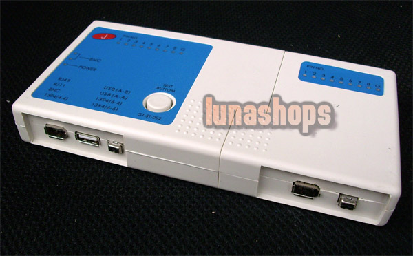 4 in 1 RJ45 RJ11 BNC 1394 USB LAN Network Phone Cable Tester Meter 