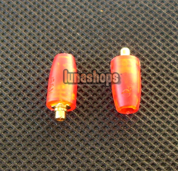 Diy Parts for Shure SE535 SE425 SE315 SE215 Earphone Pins + Cover Red Kits