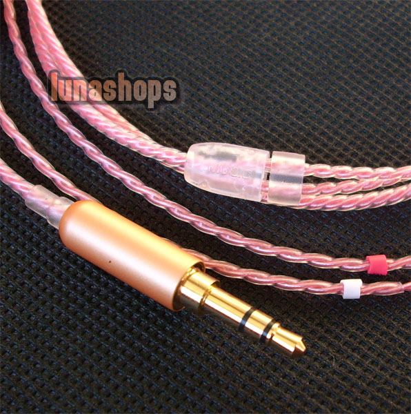 DIY Hifi Silver Plated updated Cable for Sennheiser Shure UE Westone earphone Headset