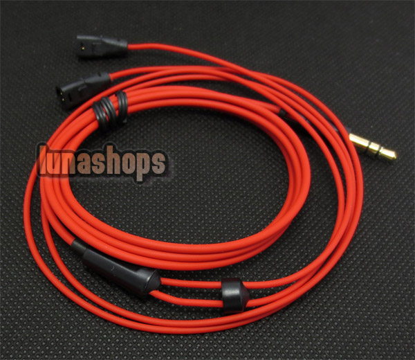 1.2m Custom Handmade Cable For   Sennheiser IE8 IE80 earphone headset Red Limited